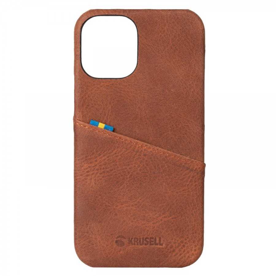 Sunne Card Cover for iPhone 12 Pro Max / Cognac