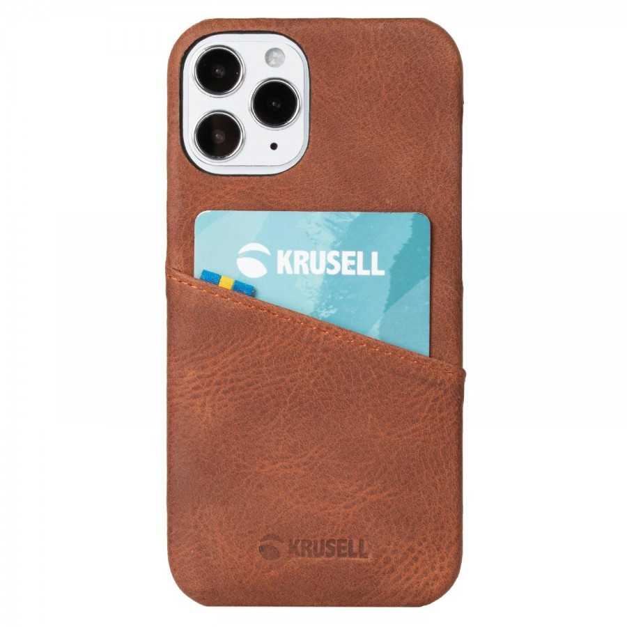 Sunne Card Cover for iPhone 12 Pro Max / Cognac