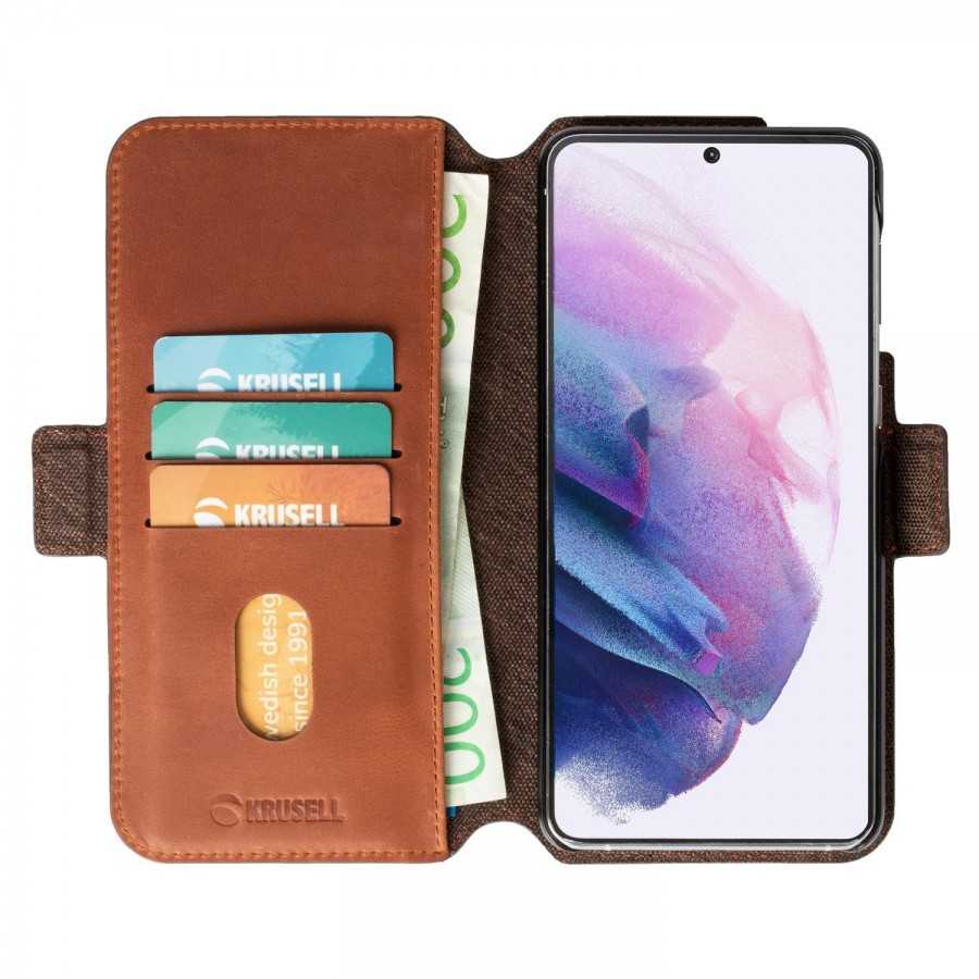 Sam Gal S21 Leather PhoneWallet Vintage Black