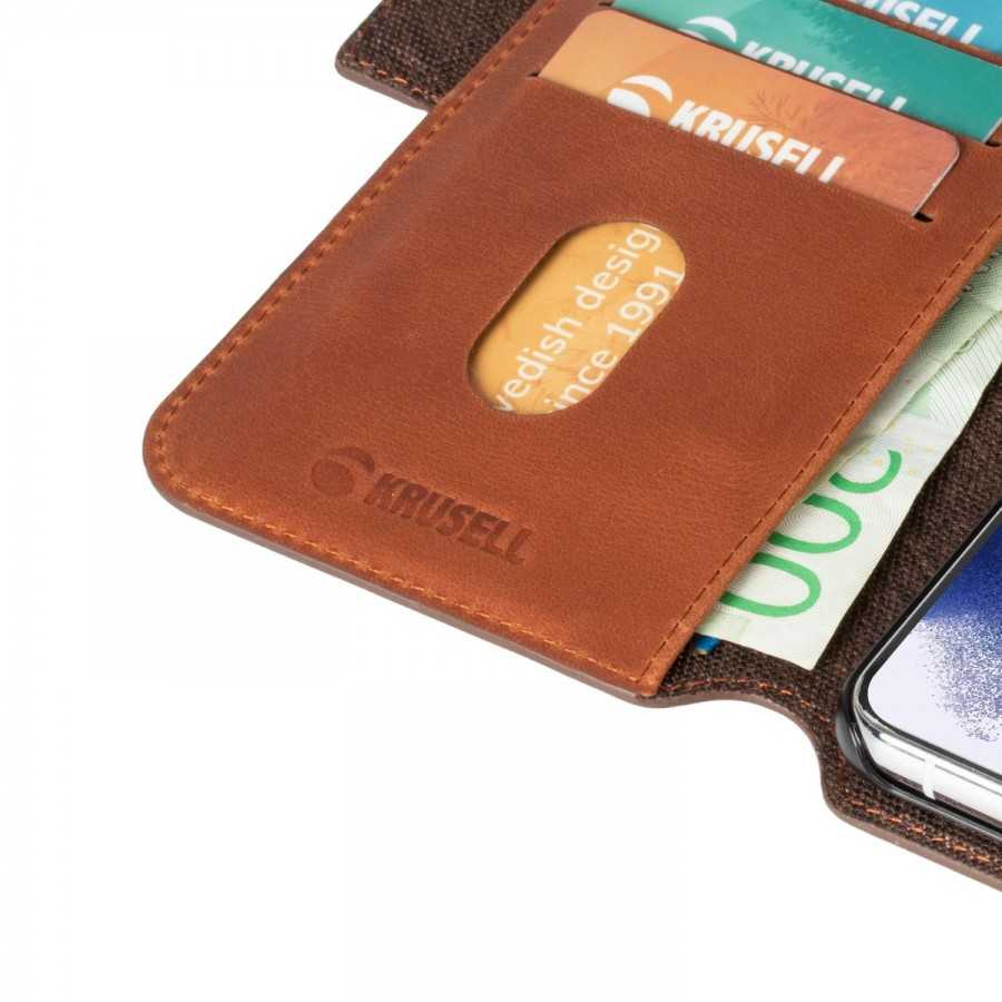 Sam Gal S21 Leather PhoneWallet Vintage Black